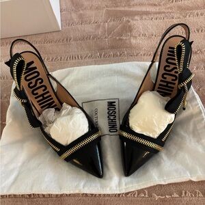Moschino Black heels - with box and dust bag